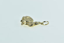 Load image into Gallery viewer, 9K Puffy Bunny Rabbit Hare Cute Animal Charm/Pendant Yellow Gold