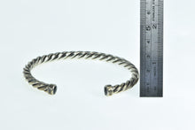 Load image into Gallery viewer, Sterling Silver David Yurman Cable Cuff Onyx Men&#39;s Bracelet 8&quot;