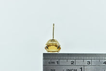 Load image into Gallery viewer, 14K Citrine Round Solitaire Single Vintage Stud Earring Yellow Gold