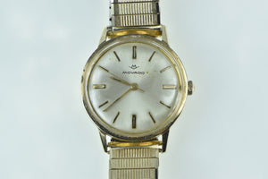 14K Vintage Movado 1950s Classic Yellow Gold Men's Watch
