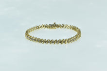 Load image into Gallery viewer, 10K 2.00 Ctw Diamond Classic Vintage Tennis Bracelet 7.25&quot; Yellow Gold