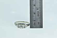 Load image into Gallery viewer, 14K 0.44 Ctw Diamond Art Deco Engagement Ring White Gold