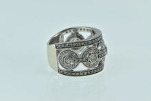 Load image into Gallery viewer, 14K 1.33 Ctw LeVian Chocolate Diamond Statement Ring White Gold