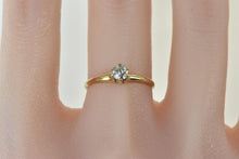 Load image into Gallery viewer, 14K 0.26 Ct OMC Diamond Solitaire Engagement Ring Yellow Gold