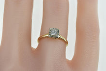 Load image into Gallery viewer, 14K 0.20 Ct Vintage 1940&#39;s Solitaire Engagement Ring Yellow Gold