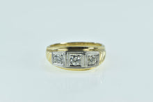 Load image into Gallery viewer, 14K 0.55 Ctw 1940&#39;s Men&#39;s Diamond Vintage Ring Yellow Gold