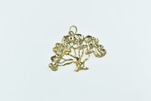 Load image into Gallery viewer, 14K Tree of Life Symbol Nature Detailed Charm/Pendant Yellow Gold