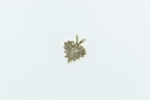 Load image into Gallery viewer, 14K Baguette Diamond Heart Love Symbol Pendant Yellow Gold