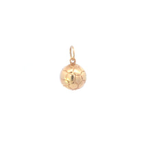 Load image into Gallery viewer, 14K 3D Soccer Ball Futbol Vintage Sports Charm/Pendant Yellow Gold