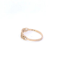 Load image into Gallery viewer, 10K Vintage Scroll Diamond Cut Filigree Band Ring Yellow Gold