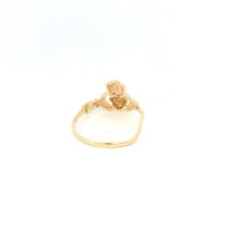 Load image into Gallery viewer, 10K Claddagh Traditional Celtic Loyalty Symbol Ring Yellow Gold