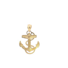 Load image into Gallery viewer, 10K Anchor Hope Faith Symbol Vintage Pendant Yellow Gold