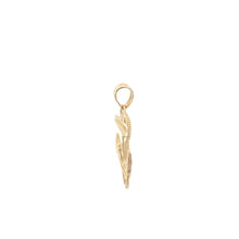 Load image into Gallery viewer, 10K Anchor Hope Faith Symbol Vintage Pendant Yellow Gold