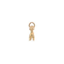 Load image into Gallery viewer, 10K 3D Dachshund Dog Breed Puppy Pet Charm/Pendant Yellow Gold