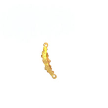 Load image into Gallery viewer, 10K Black Hills Rose Leaf Flower Cluster Bar Pendant Yellow Gold