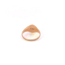 Load image into Gallery viewer, 10K Victorian J K Monogram Initial Signet Baby Ring Yellow Gold