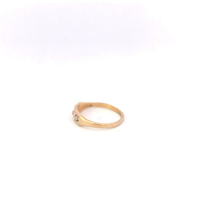 10K Victorian Seed Pearl Child's Baby Ring Yellow Gold