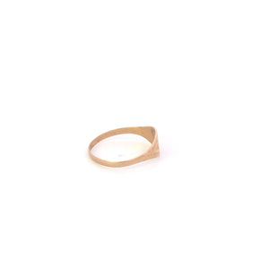 10K P Monogram Initial Letter Name Child's Ring Yellow Gold