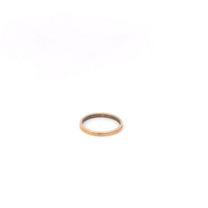 10K 1.3mm Vintage Child's Baby Plain Band Ring Yellow Gold