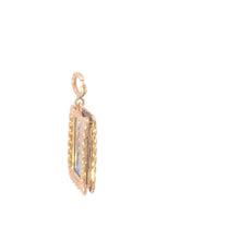 Load image into Gallery viewer, 14K Vintage Photo Picture Locket Frame Charm/Pendant Yellow Gold