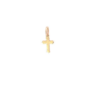 14K Cross Christian Faith Symbol Vintage Charm/Pendant Yellow Gold