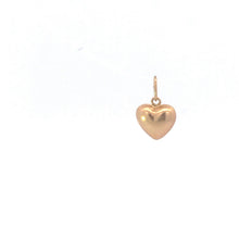 Load image into Gallery viewer, 14K Forget Me Not Puffy Heart Love Symbol Charm/Pendant Yellow Gold