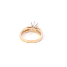 Load image into Gallery viewer, 14K 6.25mm NOS Diamond Engagement Setting Ring Yellow Gold
