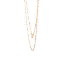 Load image into Gallery viewer, 10K 1.0mm Twist Chain Rolling Cable Link Necklace 17.75&quot; Yellow Gold