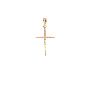 14K Christian Faith Symbol Cross Religious Charm/Pendant Yellow Gold