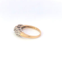 Load image into Gallery viewer, 10K 0.59 Ctw Diamond Vintage Baguette Cluster Ring Yellow Gold