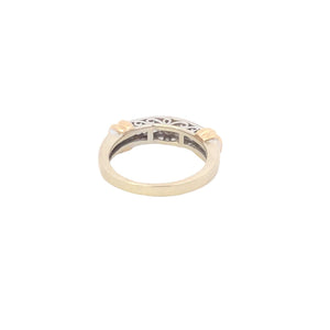 10K 0.50 Ctw Diamond Classic Wedding Band Ring White Gold