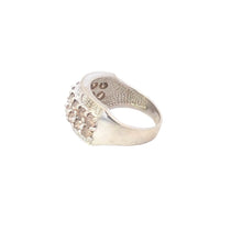 Load image into Gallery viewer, 10K 1.50 Ctw Fancy Diamond Encrusted Band Ring White Gold