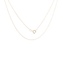 Load image into Gallery viewer, 10K 0.7mm Cable Link Rolling Classic Chain Necklace 17.75&quot; Yellow Gold