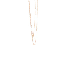 10K 0.7mm Cable Link Rolling Classic Chain Necklace 17.75" Yellow Gold