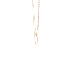 10K 0.7mm Cable Link Rolling Classic Chain Necklace 17.75" Yellow Gold