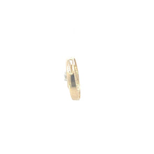 Load image into Gallery viewer, 10K Diamond Vintage Loop Swirl Circle Pendant Yellow Gold