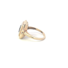 Load image into Gallery viewer, 10K Mother of Pearl Order of the Eastern Star Ring Yellow Gold