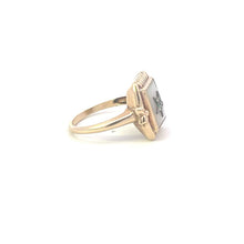 Load image into Gallery viewer, 10K Mother of Pearl Order of the Eastern Star Ring Yellow Gold