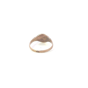 10K M A Monogram Name Letter Engraved Signet Ring Yellow Gold