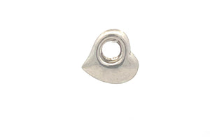Sterling Silver Heart Love Symbol Puffy Classic Slide Pendant
