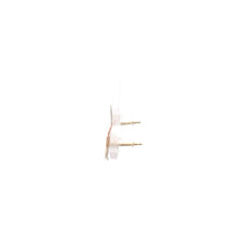 Load image into Gallery viewer, 14K Tri Tone Black Hills Leaf Triangle Stud Earrings Yellow Gold