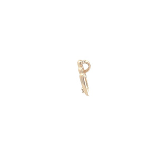 14K Diamond Mother & Child Mom Mother's Day Charm/Pendant Yellow Gold