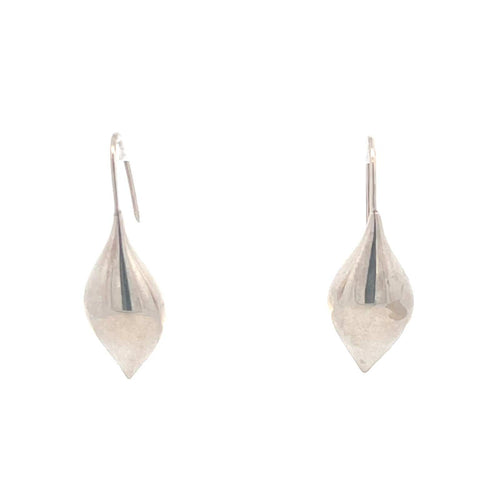 Sterling Silver Michael Dawkins Organic Drop Dangle Earrings