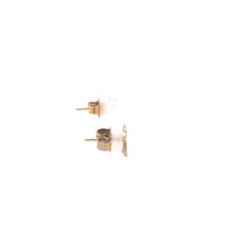 Load image into Gallery viewer, 14K NY New York Yankees Logo Symbol Stud Earrings Yellow Gold