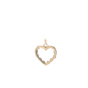 10K Black Hills Leaf Vintage Love Valentine Charm/Pendant Yellow Gold