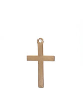 Load image into Gallery viewer, 10K Christian Faith Symbol Cross Vintage Charm/Pendant Yellow Gold